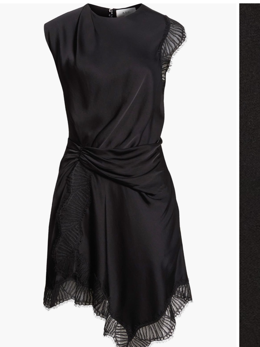 A.L.C Dion Gathered Asymmetric dress - Picture 4 of 4